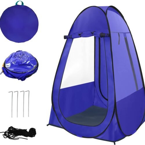 Pop Up Tent, Clear Outdoor Tents Sports Fishing, Rainproof and Windproof Beach Camping, Lightweight and Sturdy, Easy Set Up, UPF 50+ Portable Folding 39" x 64"