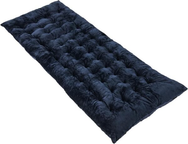 Camping Cot Mattress, Sleeping Cot Pad with Soft and Breathable Crystal Velvet, 75” x 27.5” Lightweight Comfortable Camping Cot Pad for Outdoor Hiking Vacation Traveling