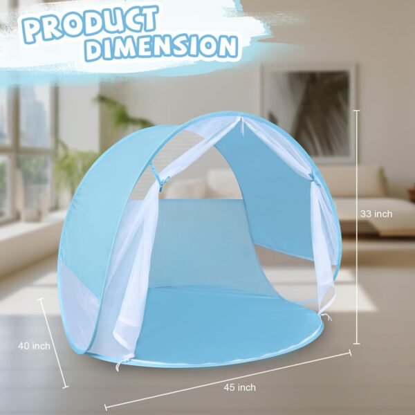 Portable Anti-UV Pop-Up Beach Tent- Ultimate Sun Shelter & Kids' Play Tent