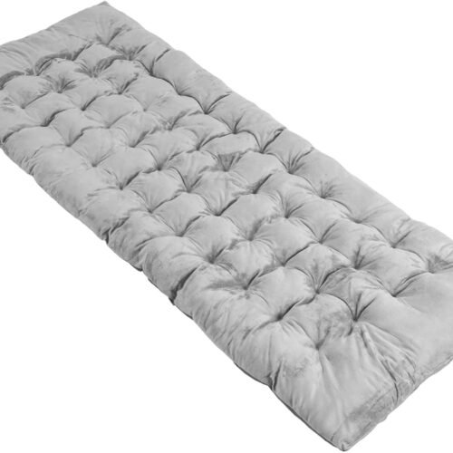 Camping Cot Mattress, Sleeping Cot Pad with Soft and Breathable Crystal Velvet, 75” x 27.5” Lightweight Comfortable Camping Cot Pad for Outdoor Hiking Vacation Traveling