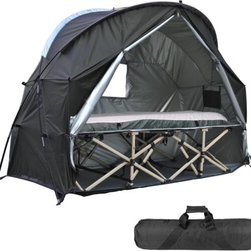 Ultimate Comfort Cot Tent - Portable, Easy Setup, and Versatile for Solo Campers and Outdoor Relaxation, Without Bed